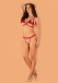 Obsessive - Rubinesa Set - Red - L/XL photo-3