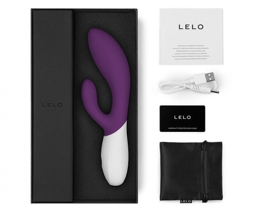 Lelo - Ina Wave 2 G點&陰蒂兔仔按摩棒 - 紫色 照片