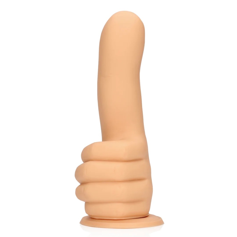 A thumbs up says it all! Where this thumb goes is up to you!... S-Line - Thumbs Up Finger Plug - Flesh photo-3