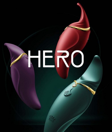 Zalo - Hero APP 2in1 Clitoral Massager - Twilight Purple photo