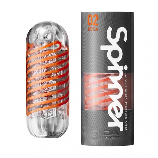 Tenga - Spinner 02 Hexa 飞机杯 - 橙色 照片