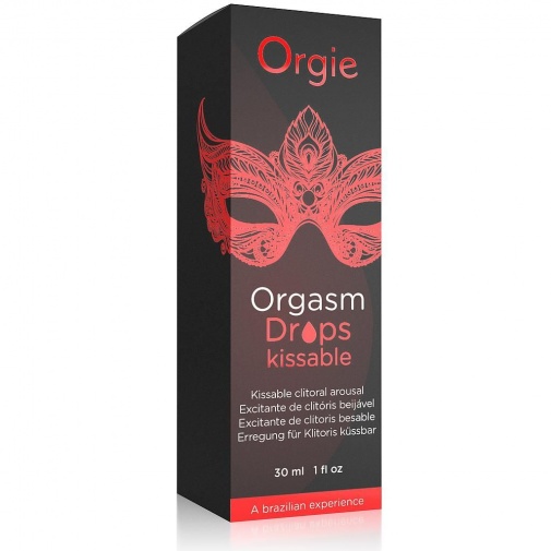 Orgie - Orgasm Drops Kissable - Conta Gotas - 30ml photo