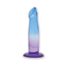 Icon Brands - Shades Jelly 尖头假阳具 细码 - 蓝/紫色 照片
