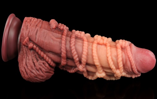 Lovetoy - 9.5" Dual Layered Cock w Rope photo