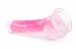 Neo Elite - Glow in the Dark Paradise Dildo 19cm - Neon Pink photo-6