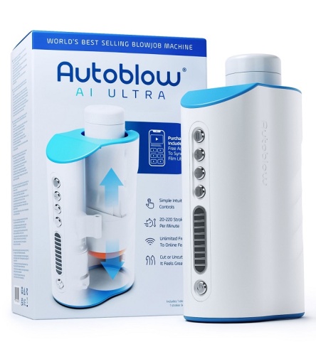 Autoblow - AI 極致電動自慰器 - 白色 照片