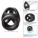 CEN - Alpha Dual Cage Ring - Black photo-8