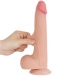 Lovetoy - 8.5" 带包皮仿真阳具 - 肉色 照片-3