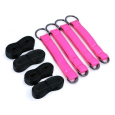 NS Novelties - Electra Bed Restraint Straps - Pink photo
