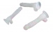 MT - Rainbow Dots Dildo S - White photo-8