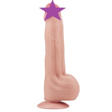 Lovetoy - 11.5" Sliding Skin Dildo - Flesh photo