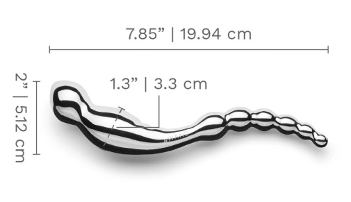 Le Wand - Swerve Double Ended Metal Dildo 照片