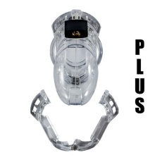 Locked in Lust - Vice Plus Chasity Cage - Clear photo