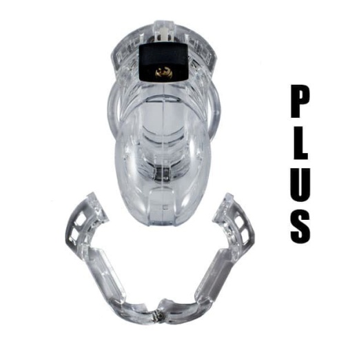 Locked in Lust - Vice Plus Chasity Cage - Clear photo