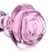 Booty Sparks - Rose Glass Anal Plug M - Pink photo-6