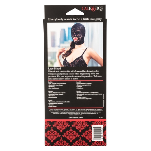 CEN - Scandal Lace Hood - Black 照片