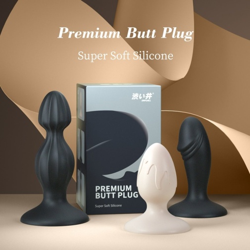 Drywell - Liz Silicone Anal Plug - Black photo