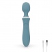 Bloom - Orchid Wand Vibrator - Blue photo-5