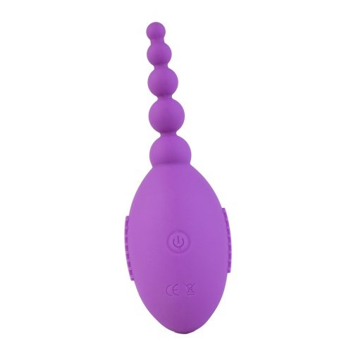 FAAK - Olive Whip Vibro Plug - Purple photo