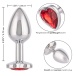 CEN - Jewel Ruby Heart Anal Plug S - Red photo-6