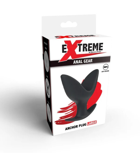 Hidden Desire - Extreme Anchor Anal Plug L - Black photo