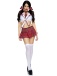 Leg Avenue - Miss Prep School 學生4件套裝 - 紅色 - M/L 照片-5