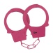 Ouch - Classic Metal Hand Cuffs - Pink 照片-2
