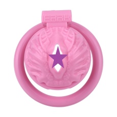 FAAK - Resin Pussy Chastity Cage - Pink 照片