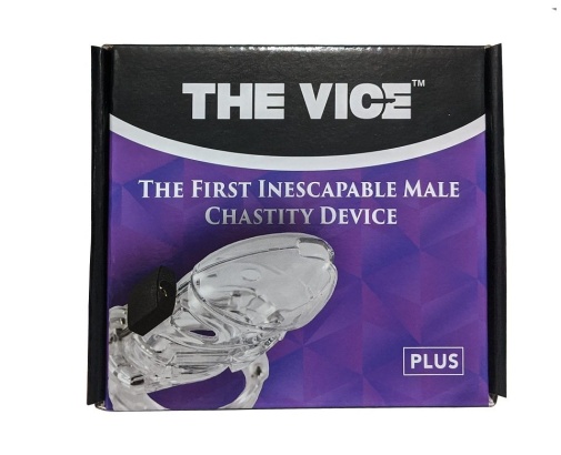 Locked in Lust - Vice Plus Chasity Cage - Clear photo