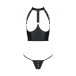 Passion - Genevia Set w Open Bra - Black - L/XL photo-3