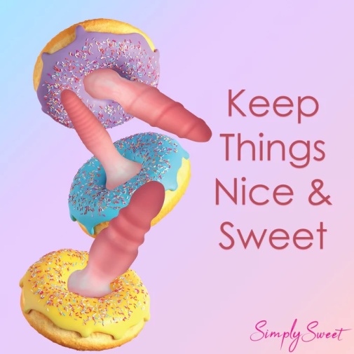 Simply Sweet - 後庭塞三件裝 - 粉紅色 照片