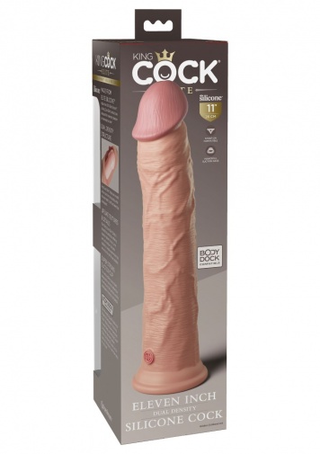 King Cock - 11" Elite 仿真陰莖 - 肉色 照片