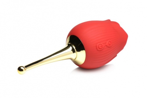 Bloomgasm - Flutter Rose Clitoral Sucker - Red photo