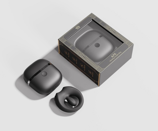 Zalo - Apis APP Couple Ring - Obsidian Black 照片