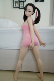 Mary 迷你动漫巨乳萝莉 D罩杯灵活骨架 超柔软TPE仿真性爱娃娃 90cm 照片