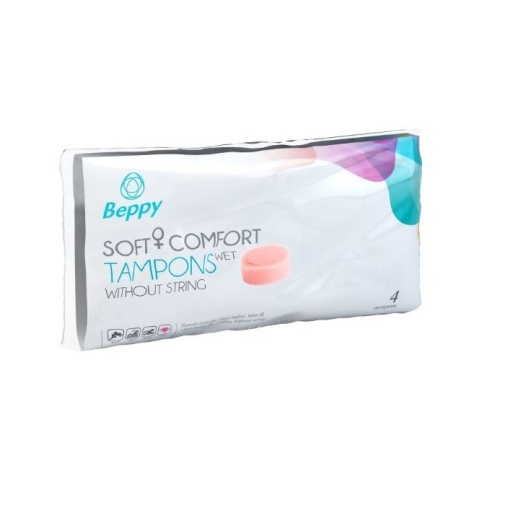 Beppy - Soft & Comfort Wet Tampons 4's Pack photo