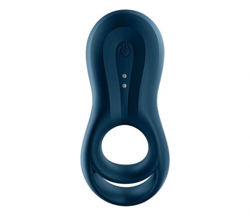 Satisfyer - Epic Duo Ring Vibrator - Navy Blue photo