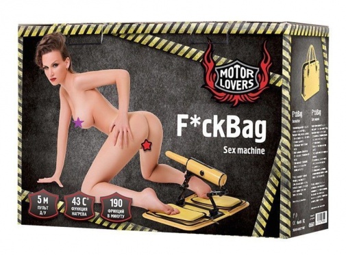 Motor Lovers - F*ckBag 加热性爱机器 - 黄色 照片