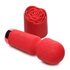 Bloomgasm - Pleasure Rose Petite Wand - Red photo