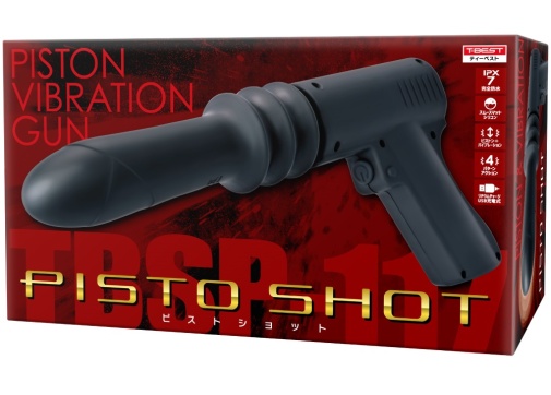 T-Best - Pisto Shot Vibrator - Black photo