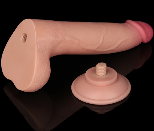 Lovetoy - 8.5" 带包皮仿真阳具 - 肉色 照片