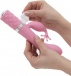Pillow Talk - Kinky 兔子震动器 - 粉红色 照片-6