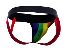 Cut4men - Stripes Jockstrap - Rainbow - M photo