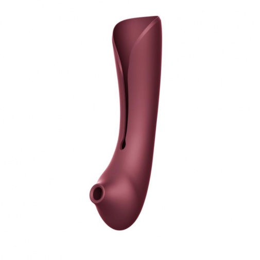 Zalo - Queen APP Heating Vibro Set - Wine Red photo