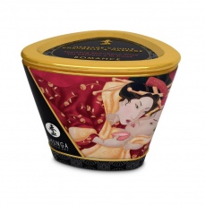 Shunga - Romance Massage Candle Sparkling Strawberry Wine - 170ml photo