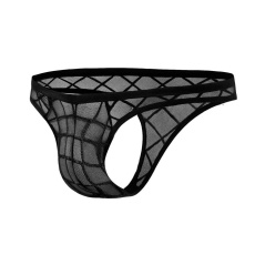 Cut4men - Web Sheer Thong - Black - L photo
