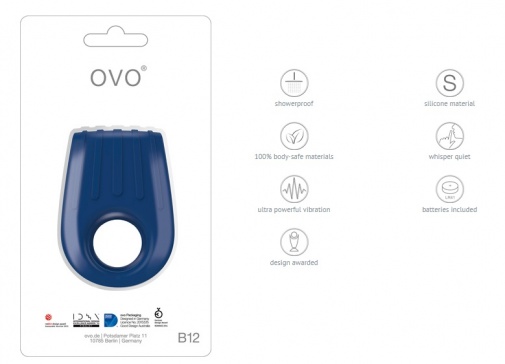 Ovo - B12 震动环 - 蓝色 照片