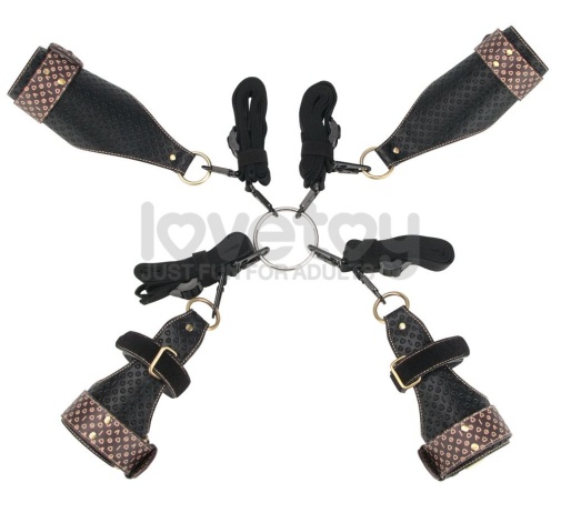 Lovetoy - Rebellion Reign Mattress Restraint - Black photo
