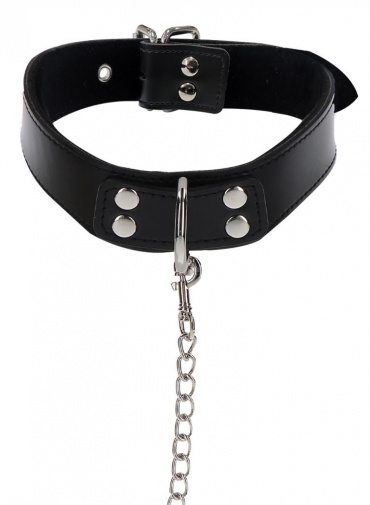 Taboom - Collar w Chain Leash - Black photo