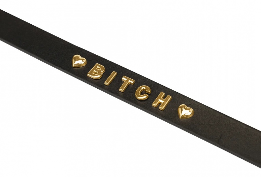 The perfect choker does exist, the ideal combination of genu... Liebe Seele - Bitch Choker - Black photo-2